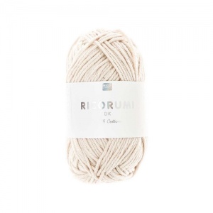 Ricorumi 100% Cotton yarn 25g - Dark Ivory